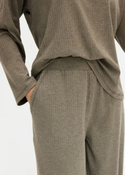 Mujer bonprix bonprix Pijama de canalé suave