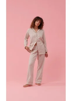 Mujer bonprix bonprix Pijama de franela con bolsa regalo