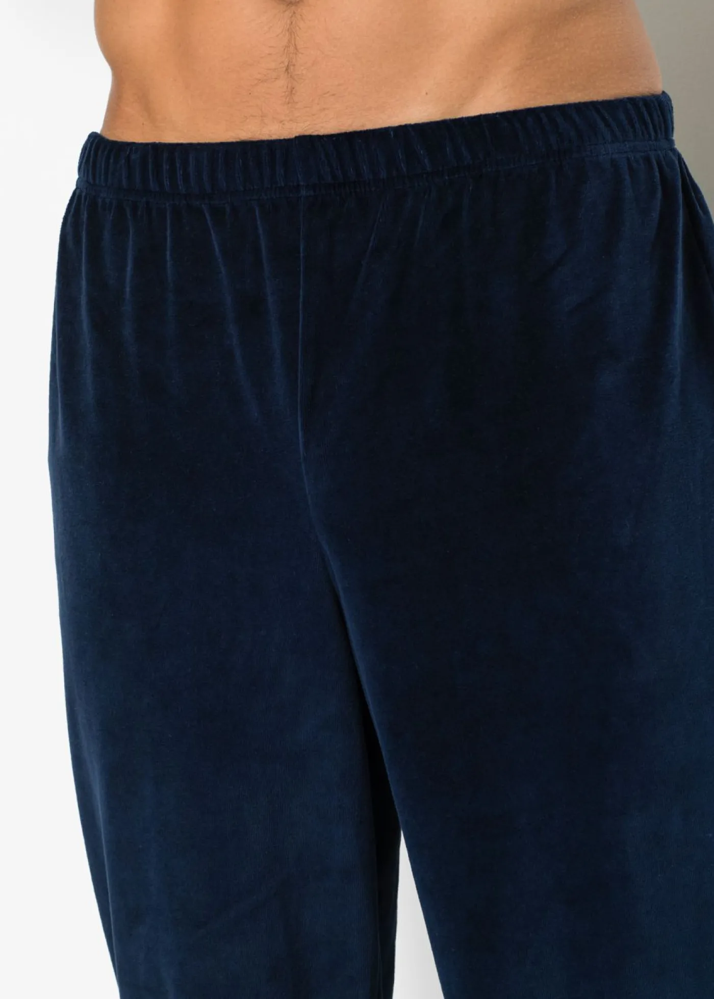 bonprix bonprix Pijamas|Ropa Interior·Pijamas>Pijama de material suave con mangas largas Azul marino -gris