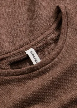 bonprix bonprix Homewear|Ropa Para Dormir>Pijama de tejido estructurado suave marrón moteado