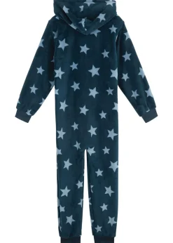 bonprix bonprix Niño·Pijamas|Niña·Pijamas>Pijama tipo mono Azul oscuro estampado