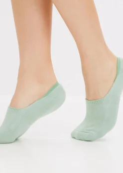 bonprix bonprix Medias|Ropa Interior·Calcetines>Pinkies con rizo interior (8 pares) negro-blanco-gris-verde pastel