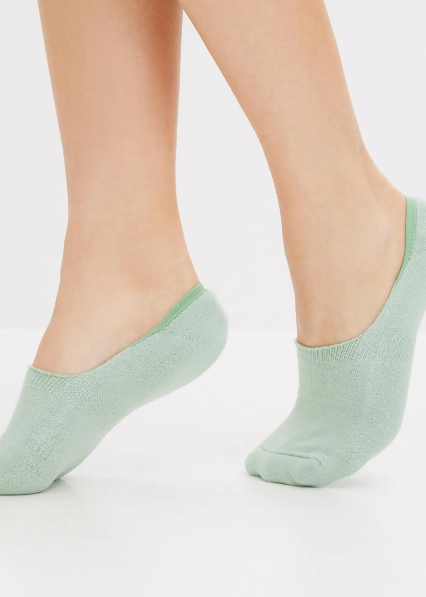 bonprix bonprix Medias|Ropa Interior·Calcetines>Pinkies con rizo interior (8 pares) negro-blanco-gris-verde pastel