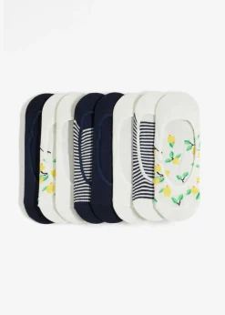 Mujer bonprix bonprix Pinkies de algodón orgánico con tiras de silicona (8 pares)