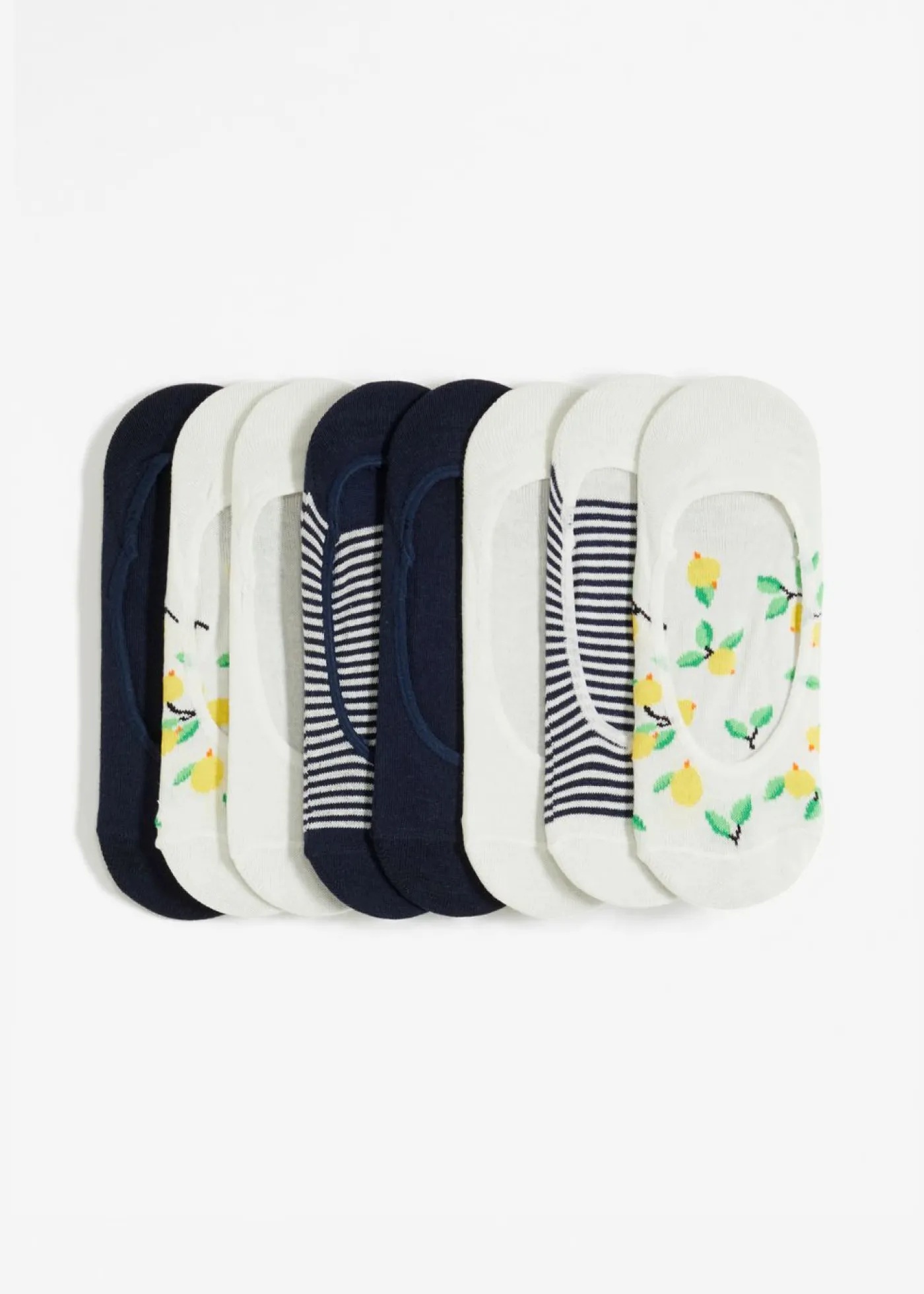 Mujer bonprix bonprix Pinkies de algodón orgánico con tiras de silicona (8 pares)