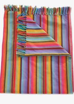bonprix bonprix Muebles De Sala De Estar·Mantas Y Cubresofás|Colchas Y Cubrecamas>Plaid de rayas Multicolor