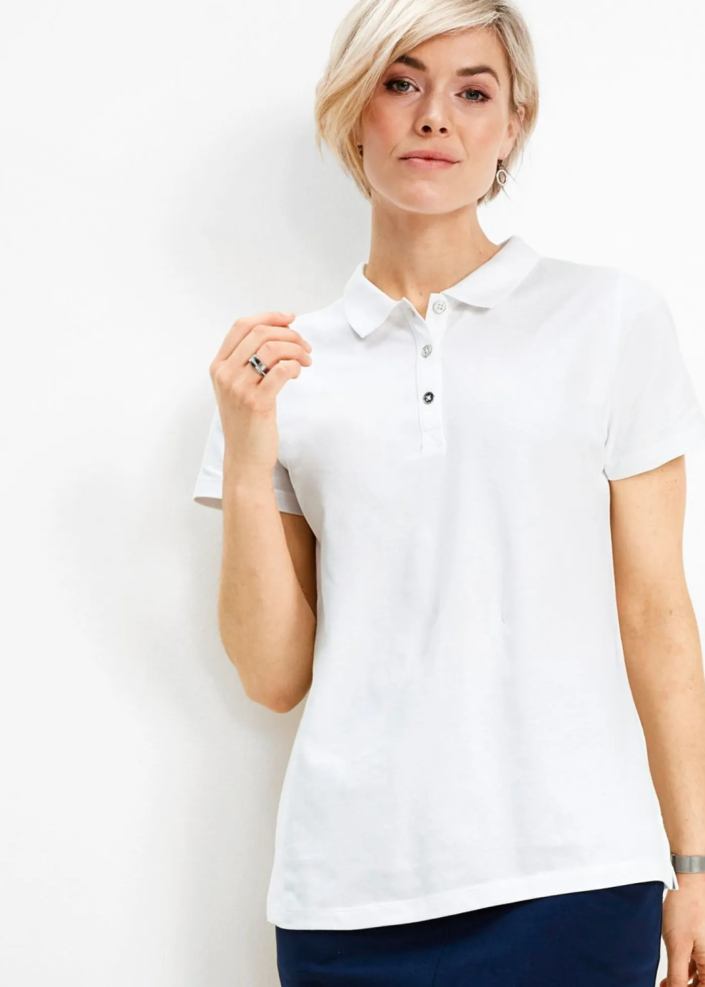 bonprix bonprix Camisetas>Polo Blanco