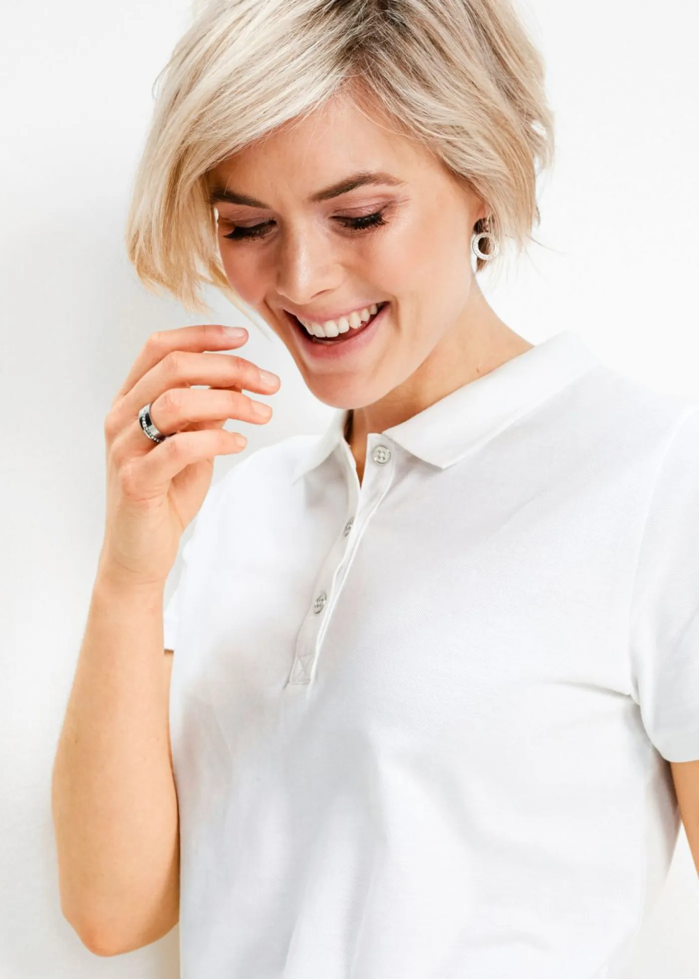 bonprix bonprix Camisetas>Polo Blanco