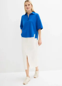 Mujer bonprix bonprix Polo de algodón orgánico puro