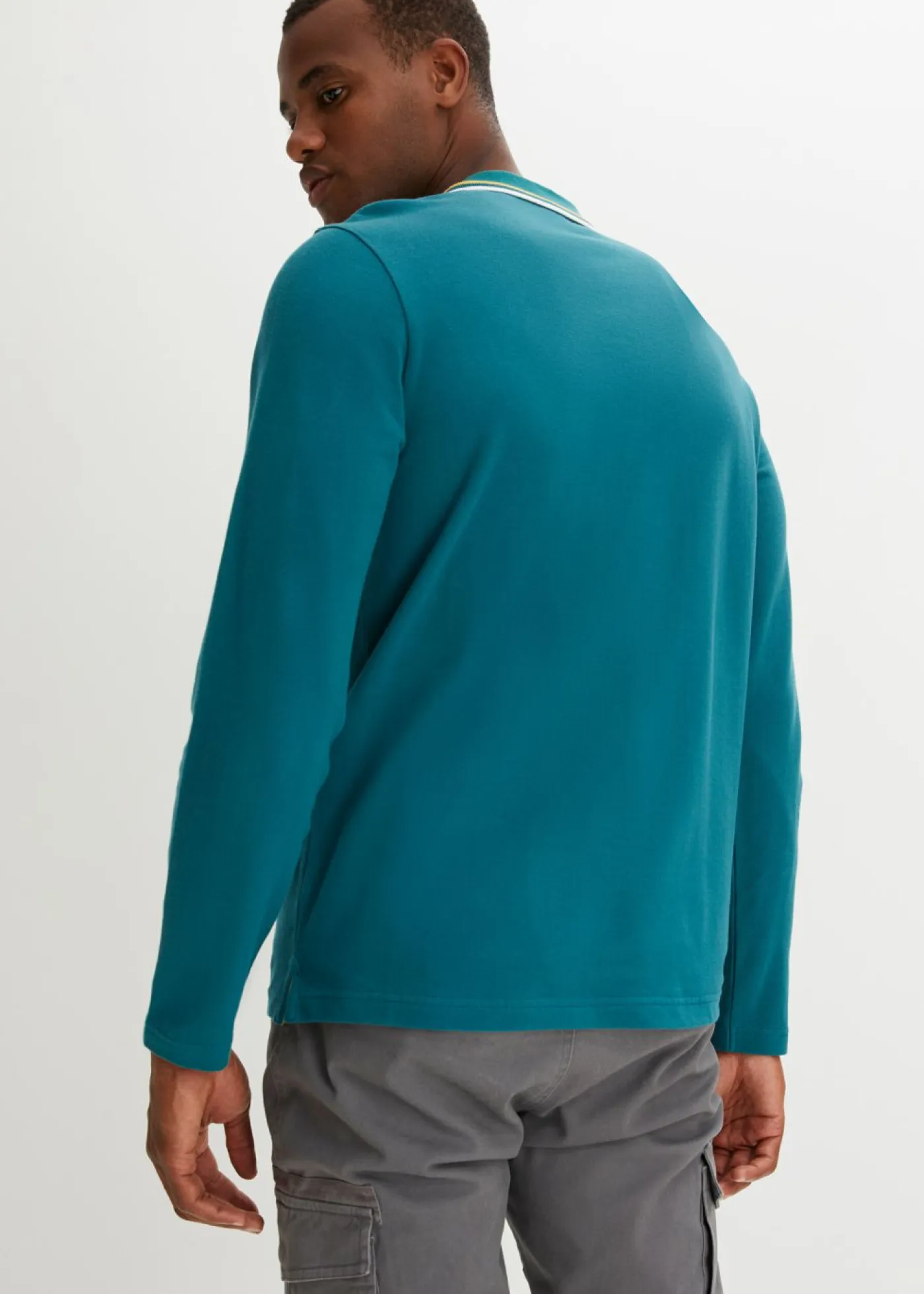 bonprix bonprix Camisetas Y Polos>Polo de algodón orgánico puro (2 unidades) azul petróleo+azul marino