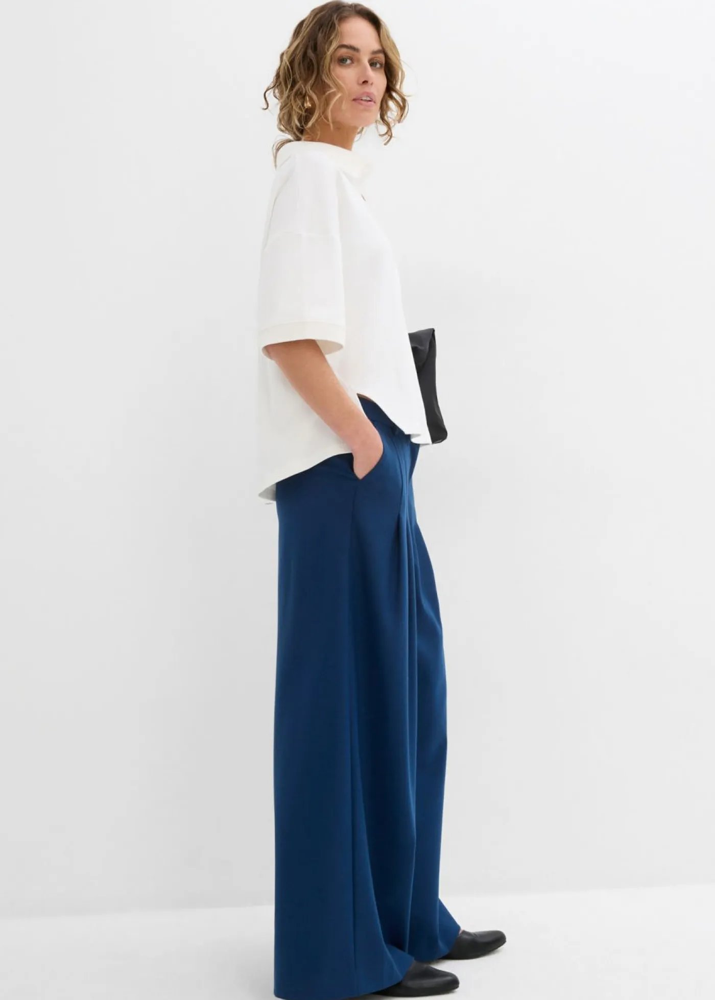 bonprix bonprix Esenciales|Camisetas>Polo de algodón orgánico puro Blanco lana