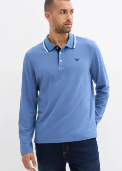 bonprix bonprix Camisetas Y Polos>Polo de algodón orgánico puro (2 unidades) Denim/azul marino