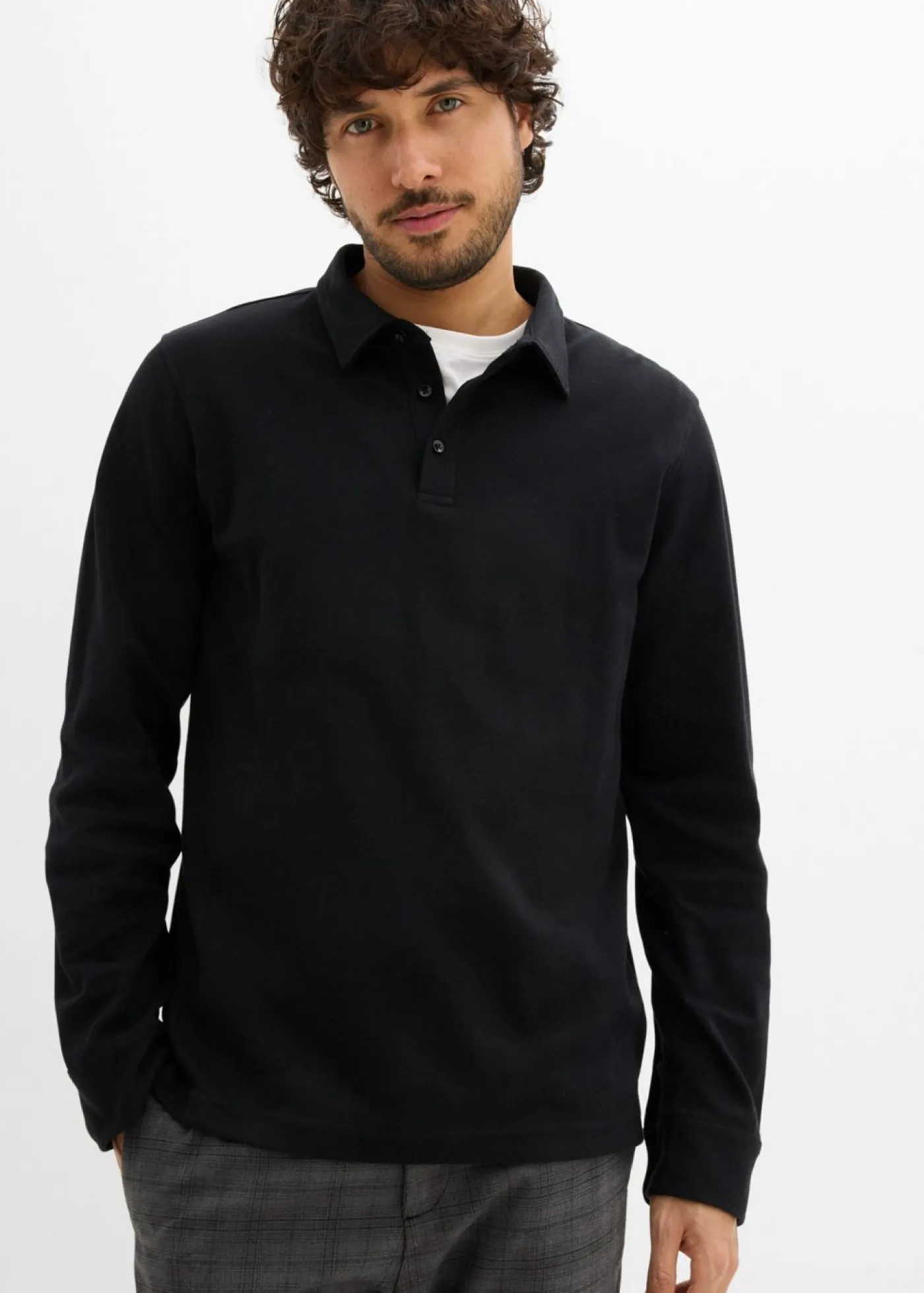 Hombre bonprix bonprix Polo de algodón puro