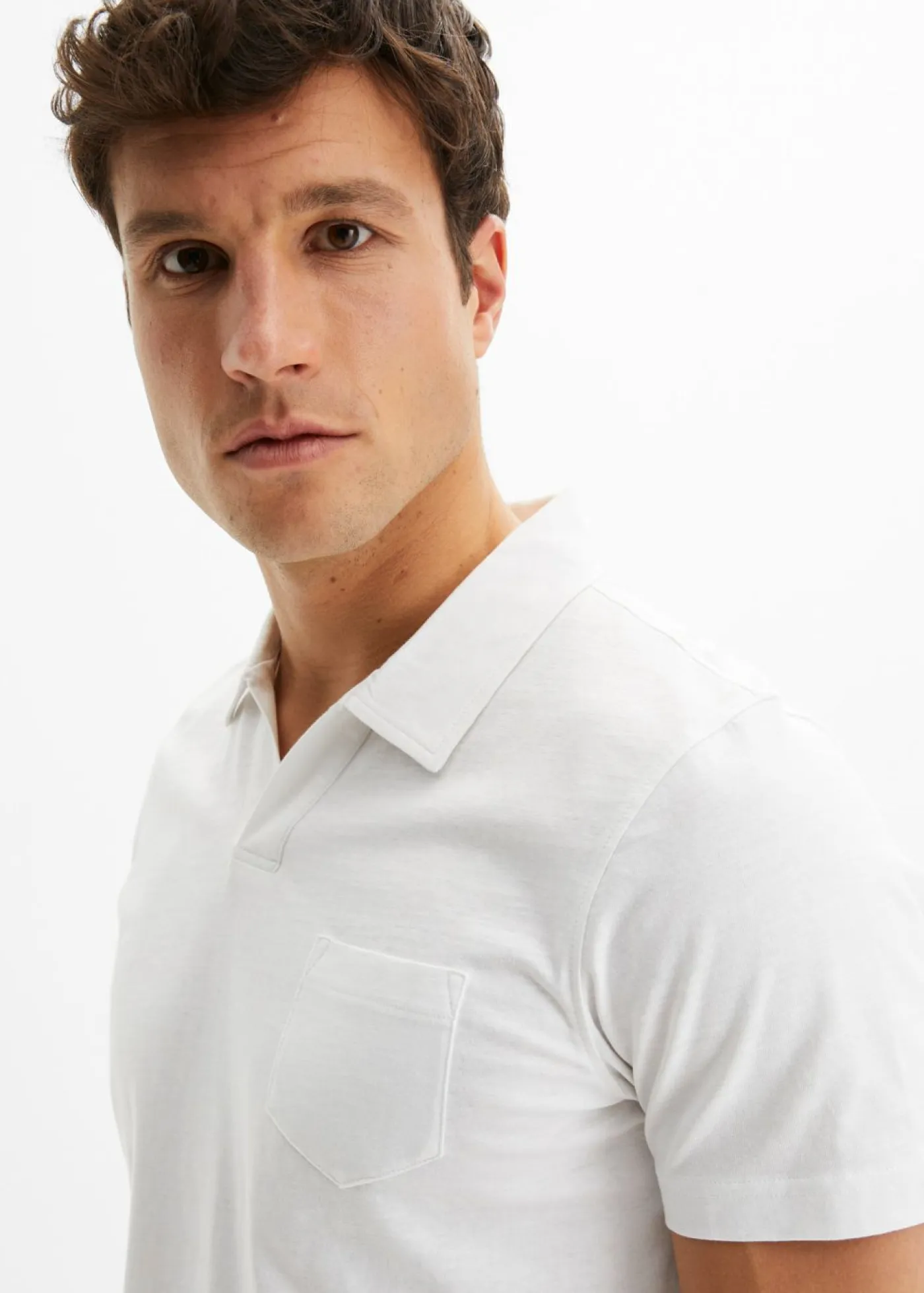 bonprix bonprix Camisetas Y Polos>Polo de manga corta Blanco