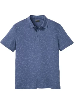 bonprix bonprix Básicos En Rebajas|Camisetas Y Polos>Polo de manga corta Azul oscuro jaspeado