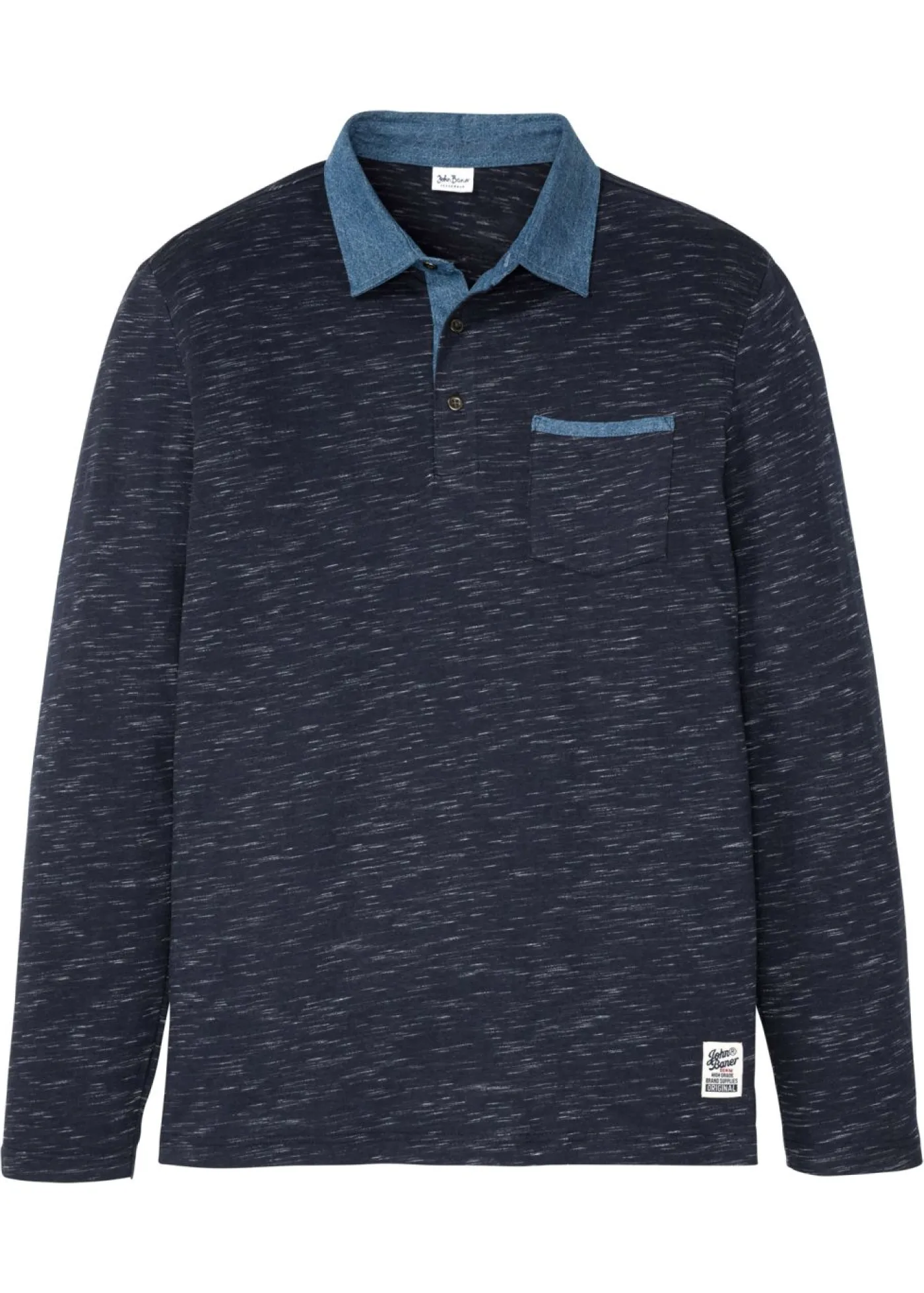 Hombre bonprix bonprix Polo de manga larga