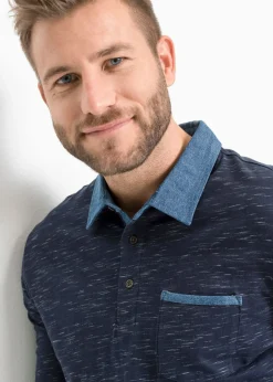 Hombre bonprix bonprix Polo de manga larga