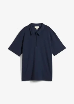 bonprix bonprix Esenciales|Camisetas>Polo de mezcla de viscosa Azul marino