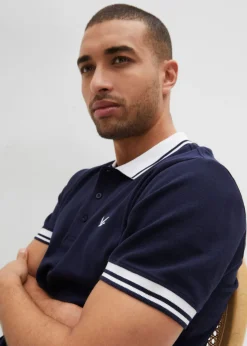 Hombre bonprix bonprix Polo de piqué de algodón ecológico puro