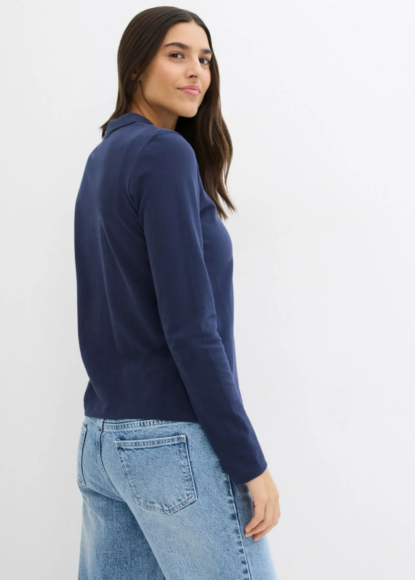 Mujer bonprix bonprix Polo de piqué de algodón ecológico puro