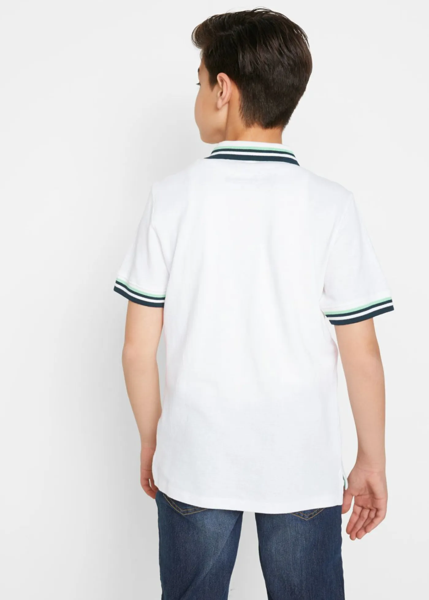 Niños bonprix bonprix Polo de piqué de algodón ecológico puro