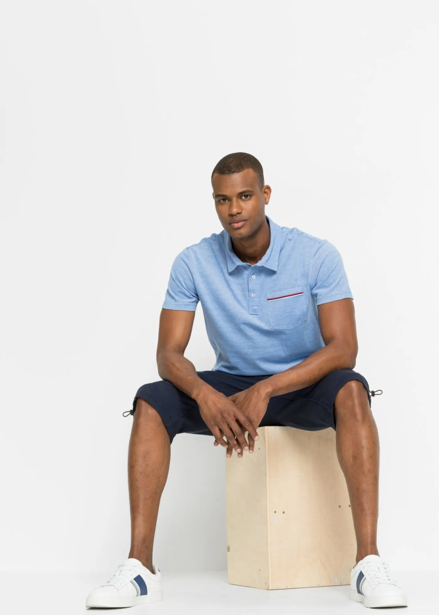 Hombre bonprix bonprix Polo de piqué de algodón orgánico puro (2 unidades)