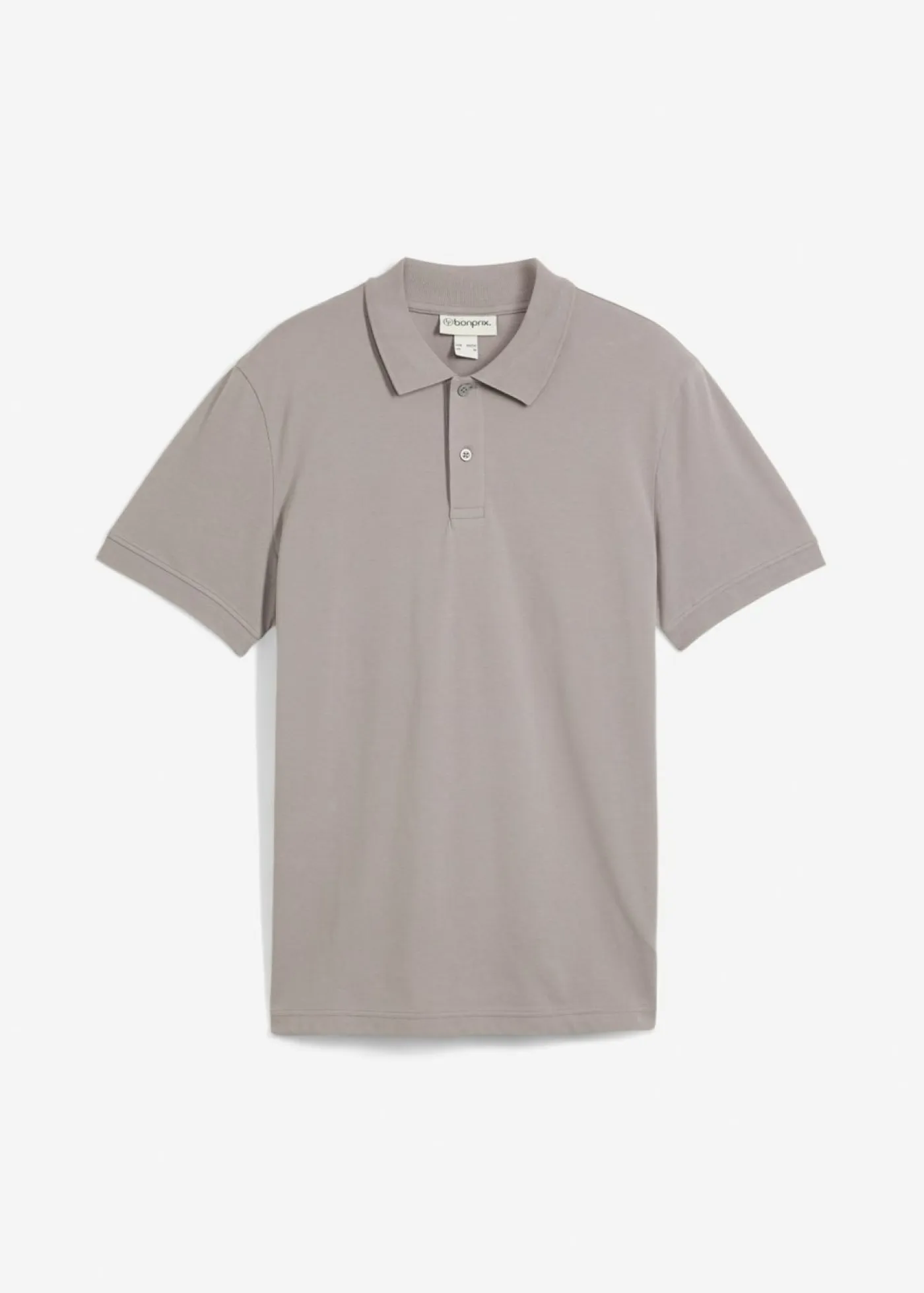 bonprix bonprix Básicos En Rebajas|Camisetas Y Polos>Polo de piqué de algodón orgánico puro Gris