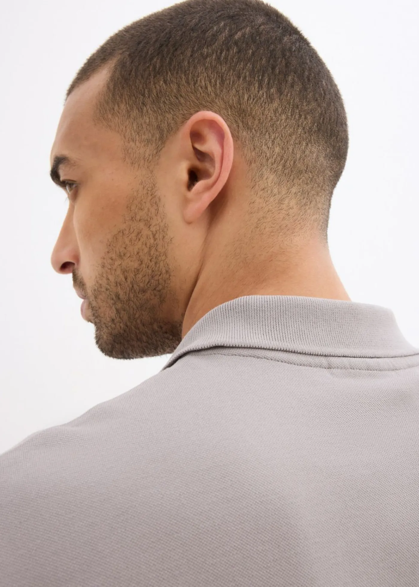 bonprix bonprix Básicos En Rebajas|Camisetas Y Polos>Polo de piqué de algodón orgánico puro Gris