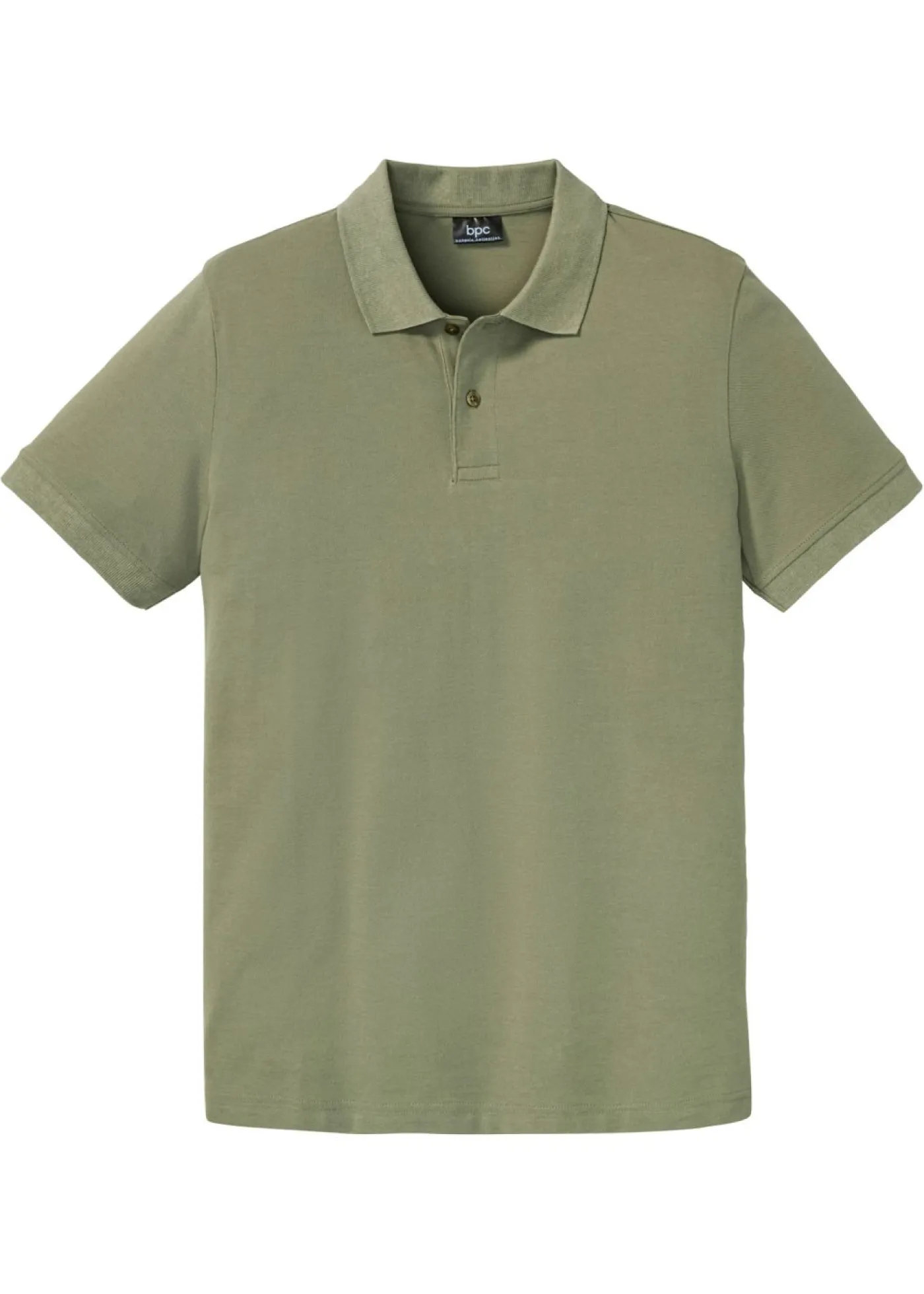 bonprix bonprix Básicos En Rebajas|Camisetas Y Polos>Polo de piqué de algodón orgánico puro Verde oliva
