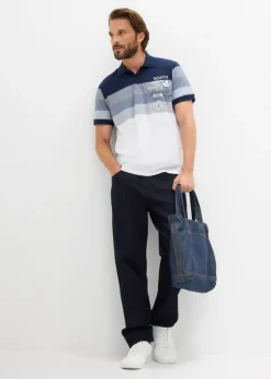 Hombre bonprix bonprix Polo de punto, de manga corta, de algodón orgánico puro