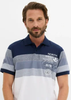 Hombre bonprix bonprix Polo de punto, de manga corta, de algodón orgánico puro