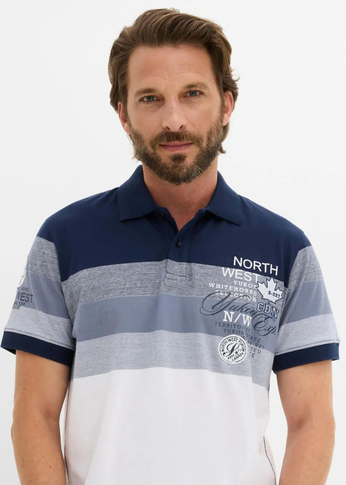 Hombre bonprix bonprix Polo de punto, de manga corta, de algodón orgánico puro