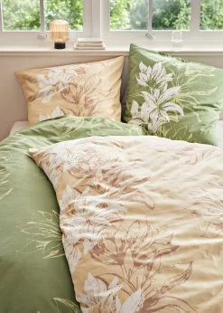 bonprix bonprix Muebles De Dormitorio·Ropa De Cama|Ropa De Cama>Ropa de cama con flores Crema