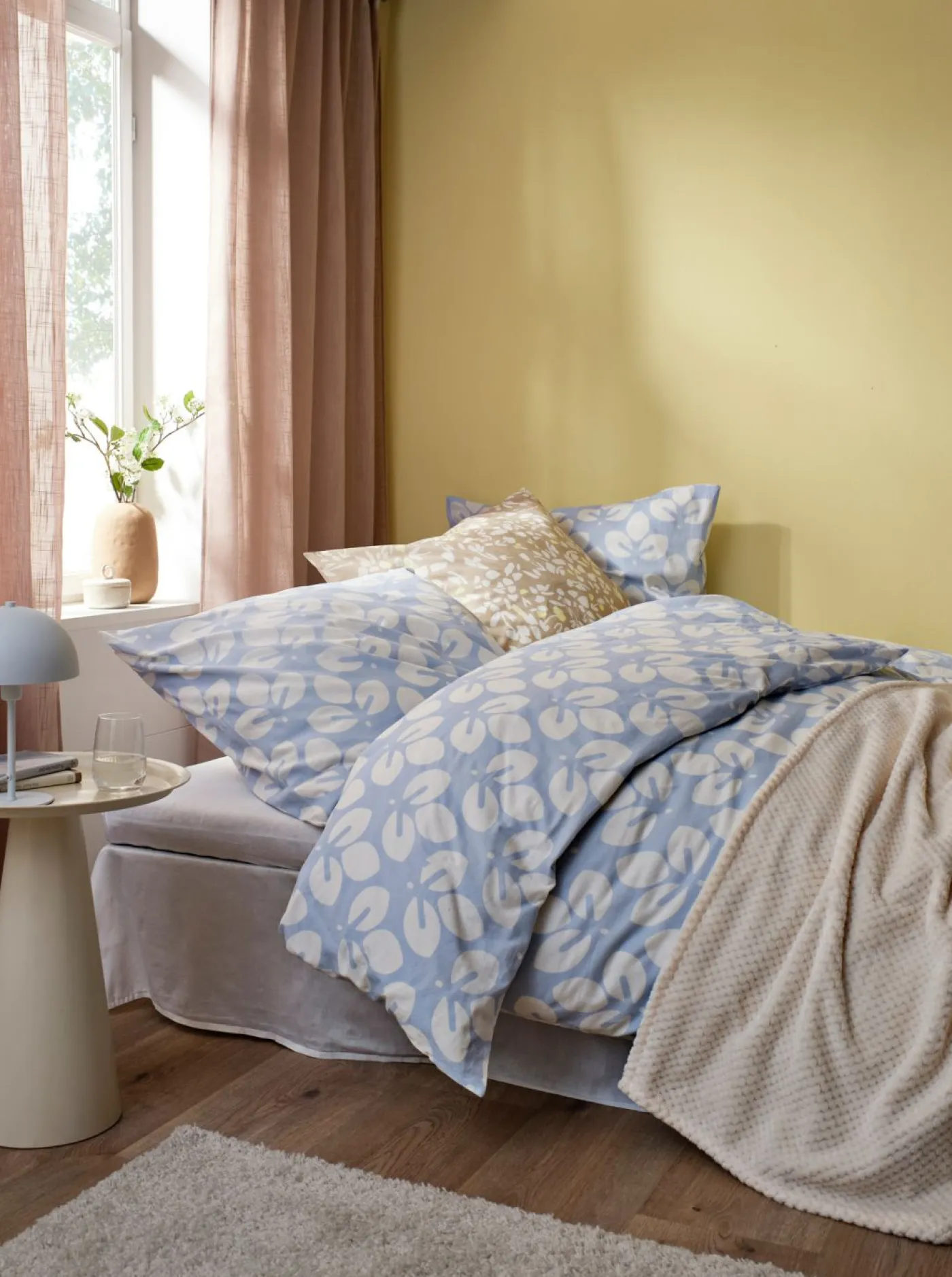 bonprix bonprix Muebles De Dormitorio·Ropa De Cama|Ropa De Cama>Ropa de cama de linón azul pálido