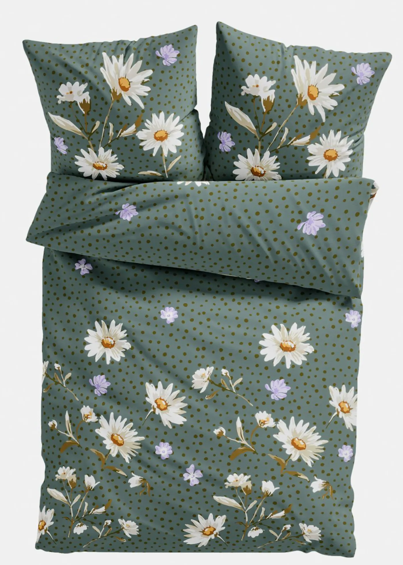 bonprix bonprix Muebles De Dormitorio·Ropa De Cama|Primavera>Ropa de cama de linón Verde