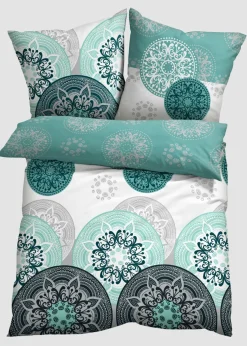 bonprix bonprix Muebles De Dormitorio·Ropa De Cama|Ropa De Cama>Ropa de cama de linón Verde azulado