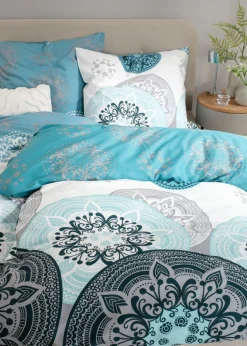 bonprix bonprix Muebles De Dormitorio·Ropa De Cama|Ropa De Cama>Ropa de cama de linón Verde azulado