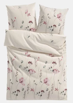 bonprix bonprix Muebles De Dormitorio·Ropa De Cama|Primavera>Ropa de cama de linón Blanco-rosa