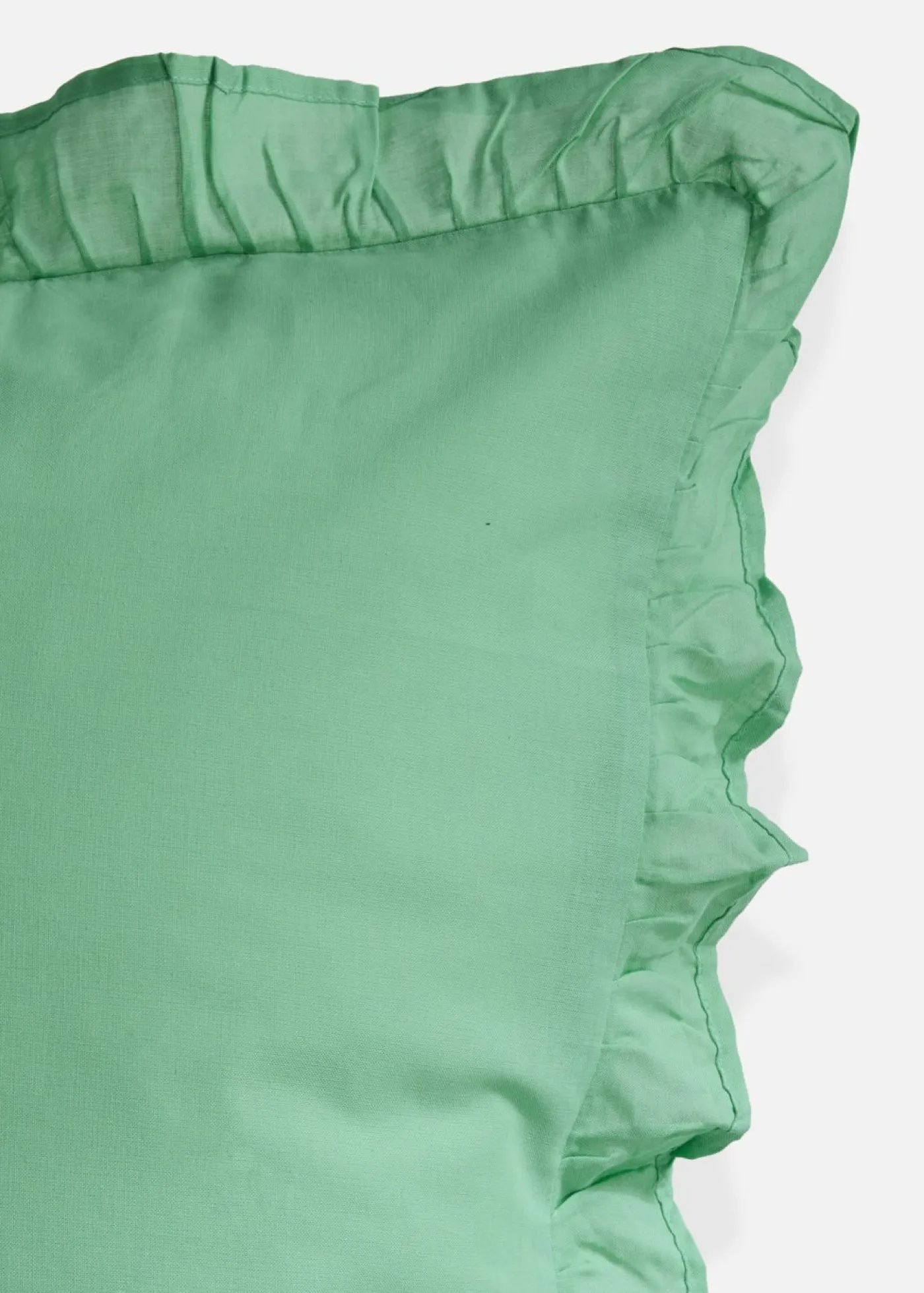 bonprix bonprix Muebles De Dormitorio·Ropa De Cama|Ropa De Cama>Ropa de cama de linón con volantes Verde claro