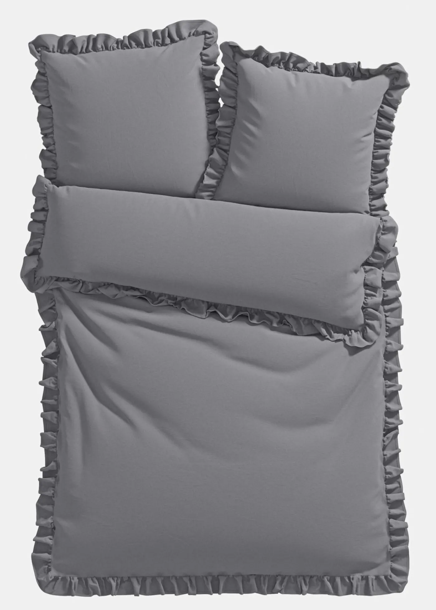 bonprix bonprix Ropa de cama de linón con volantes