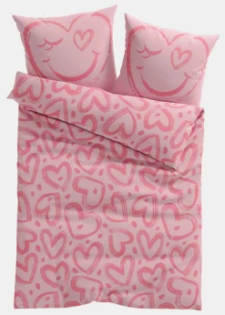 bonprix bonprix Muebles De Dormitorio·Ropa De Cama|Ropa De Cama>Ropa de cama de mezcla de algodón rosa pálido