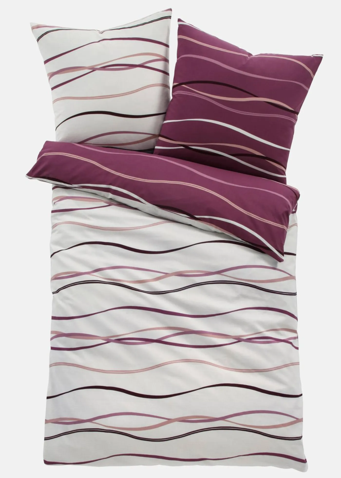 bonprix bonprix Ropa de cama reversible con ondas