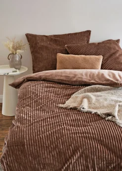 bonprix bonprix Ropa de cama reversible con tacto de cachemira con aspecto de pana