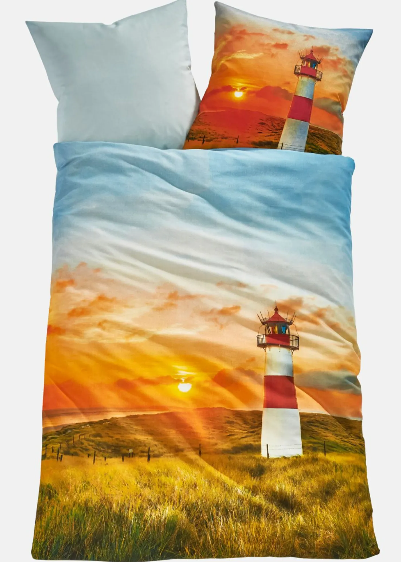 bonprix bonprix Muebles De Dormitorio·Ropa De Cama|Ropa De Cama>Ropa de cama reversible de linón Multicolor