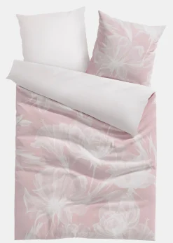 bonprix bonprix Muebles De Dormitorio·Ropa De Cama|Ropa De Cama>Ropa de cama reversible de linón rosa pálido