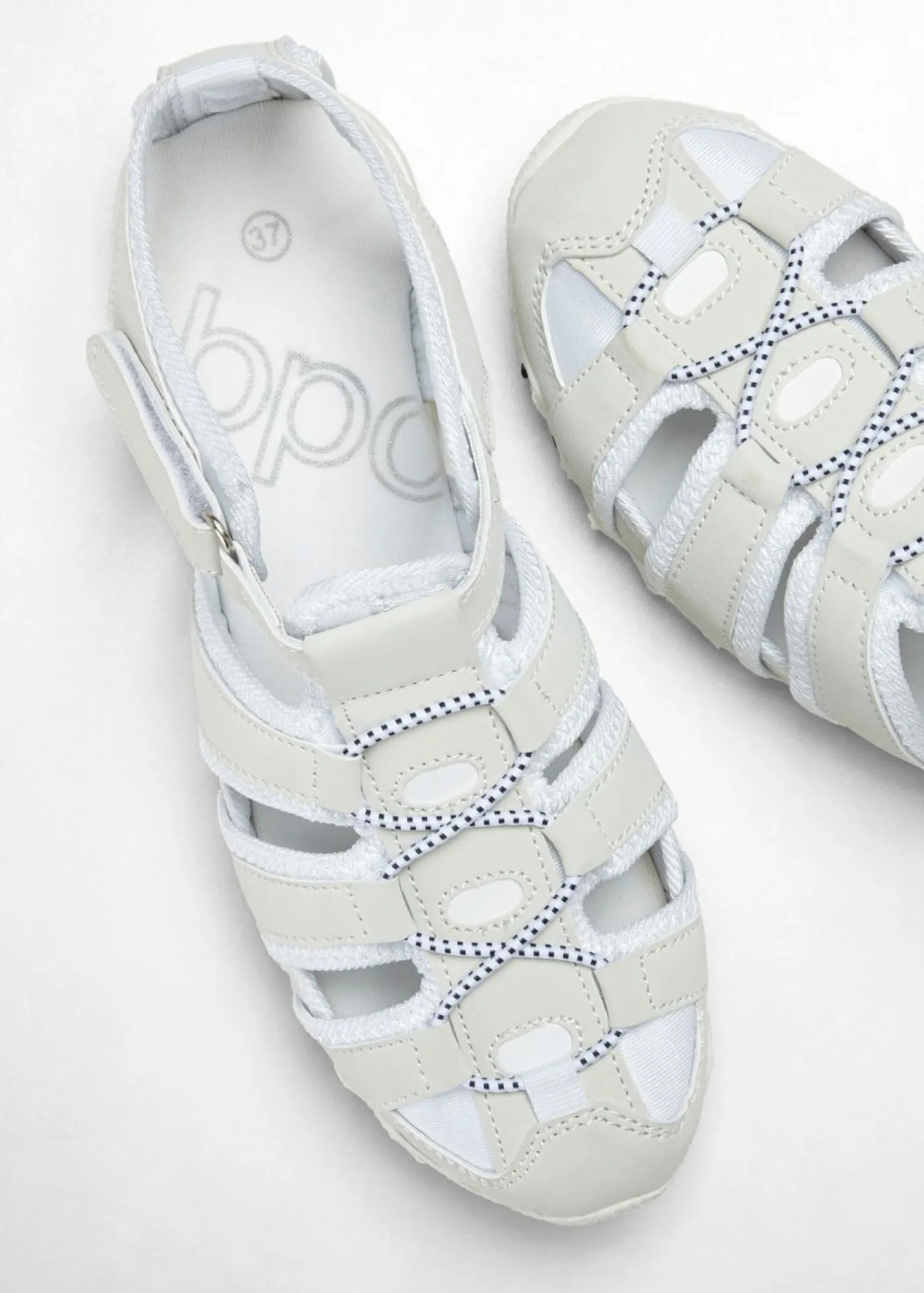 bonprix bonprix Zapatos Primavera-Verano|Zapatos Cómodos>Sandalias Blanco