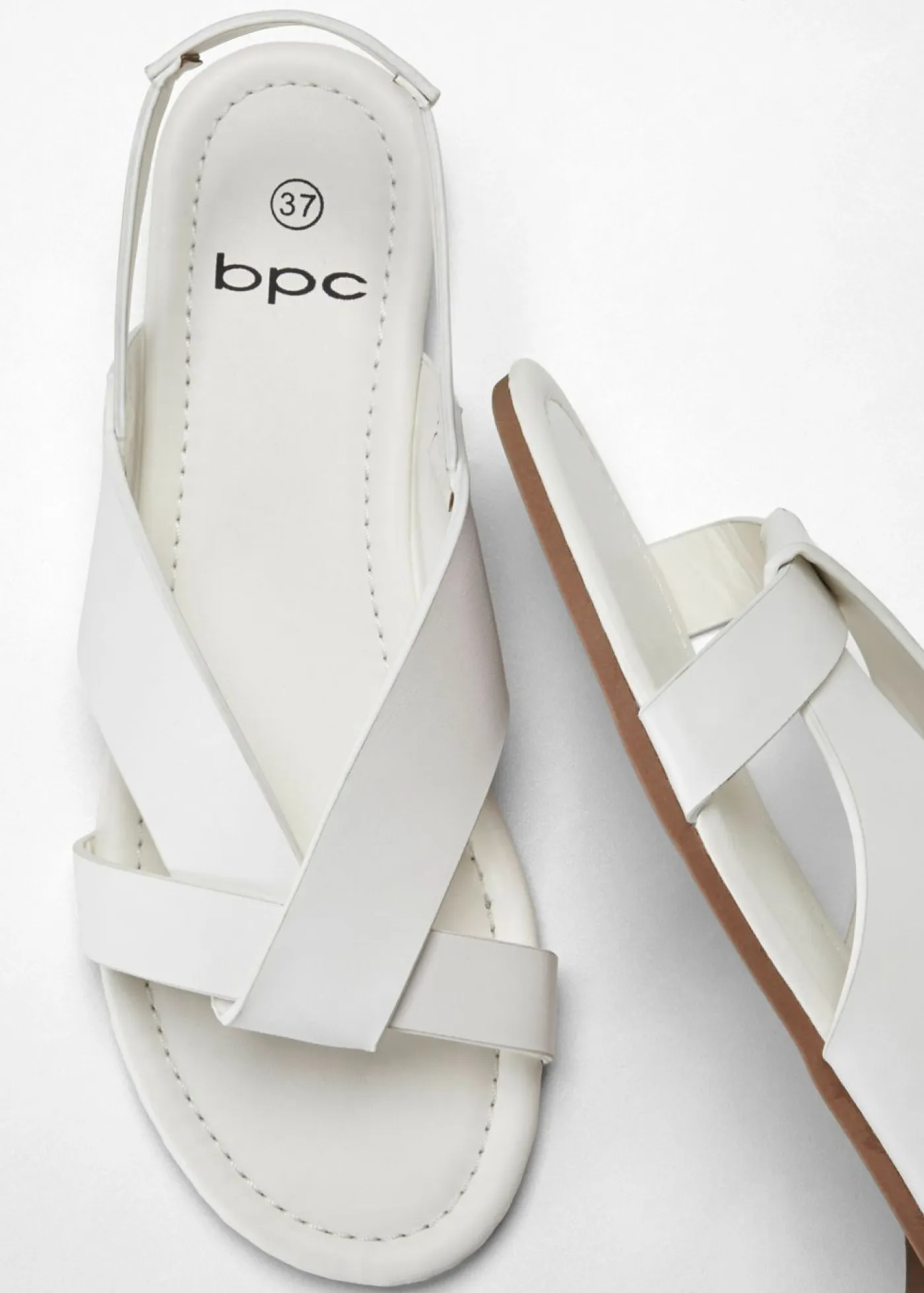 bonprix bonprix Zapatos Primavera-Verano>Sandalias Blanco