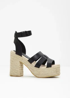 bonprix bonprix Tendencias·Zapatos Veganos|Zapatos Primavera-Verano>Sandalias con plataforma Negro