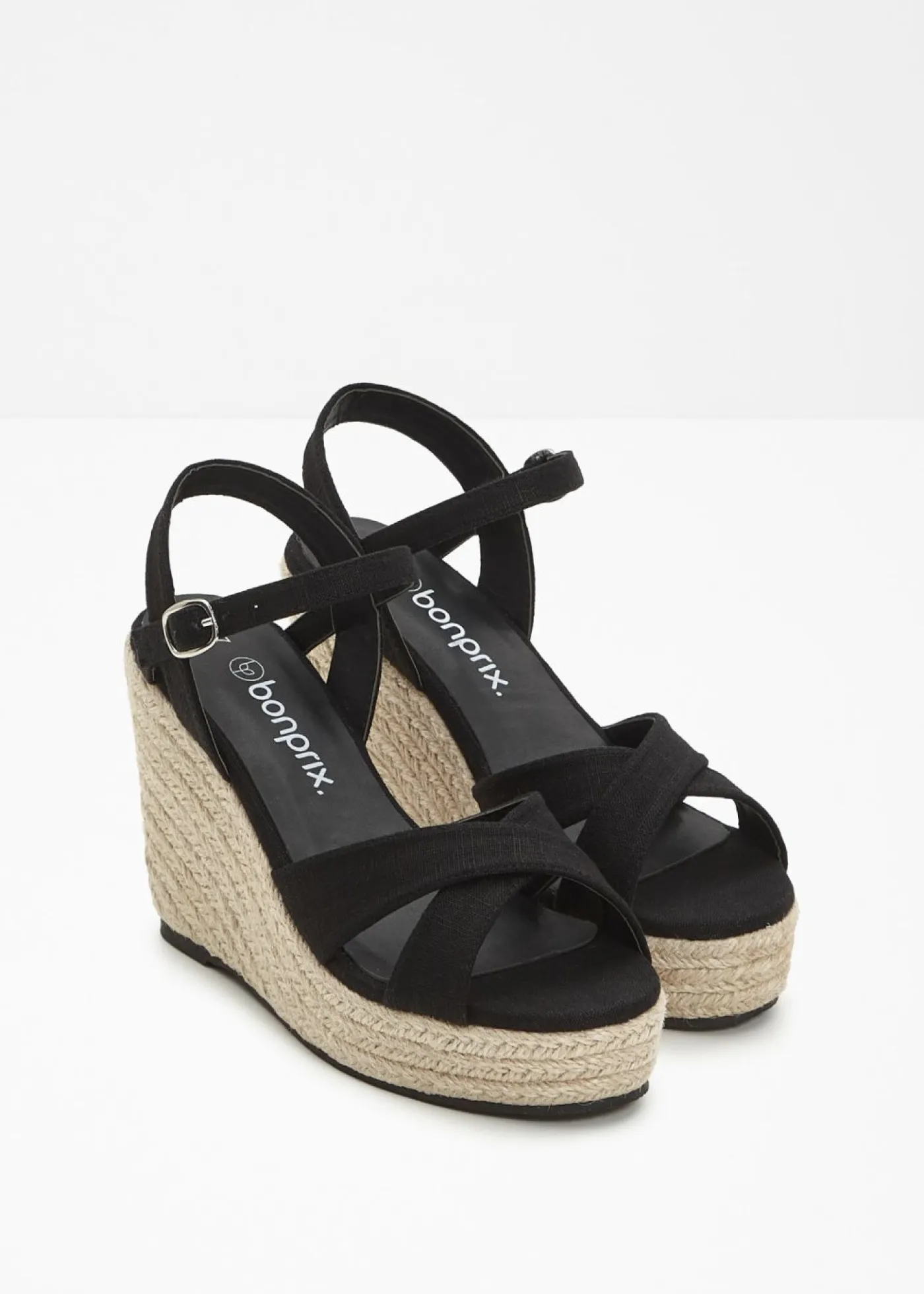 bonprix bonprix Tendencias·Zapatos Veganos|Tendencias·Fiesta>Sandalias de cuña Negro