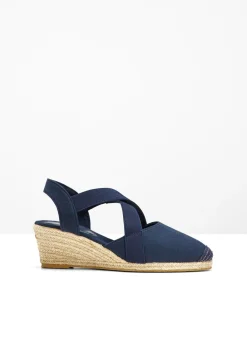 bonprix bonprix Tendencias·Zapatos Veganos|Zapatos Primavera-Verano>Sandalias de cuña Azul marino